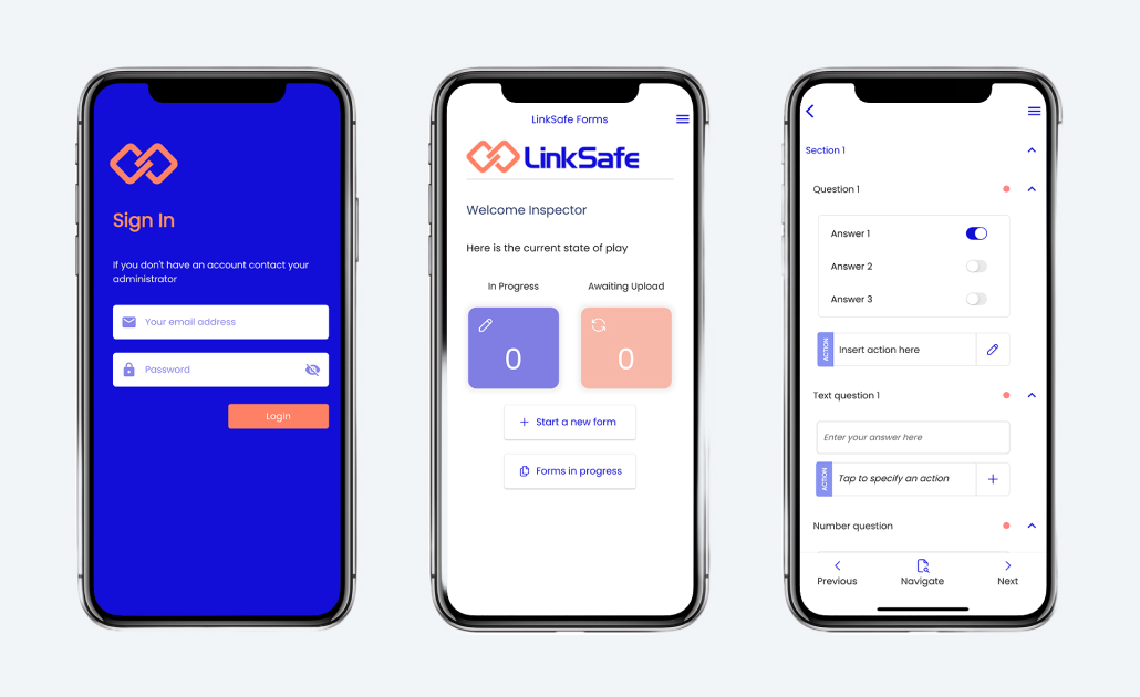 Visual of our LinkSafe Forms